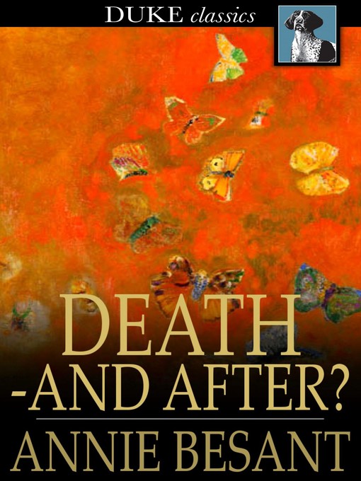 Title details for Death and After? by Annie Besant - Available